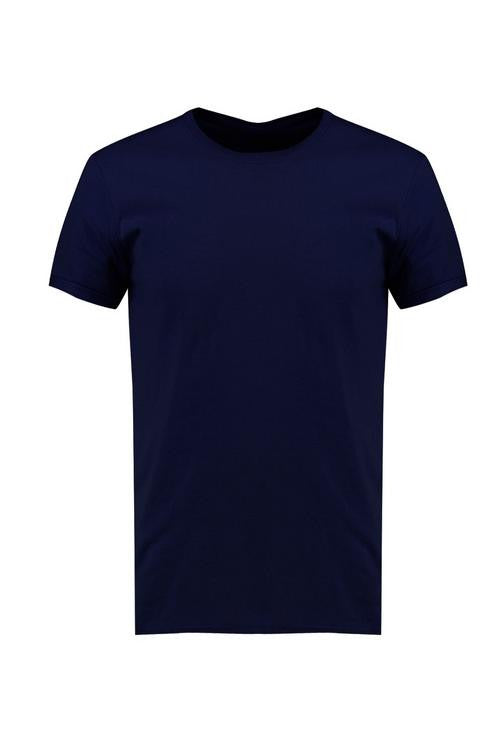 Raglan Maniche Tee in Navy/White