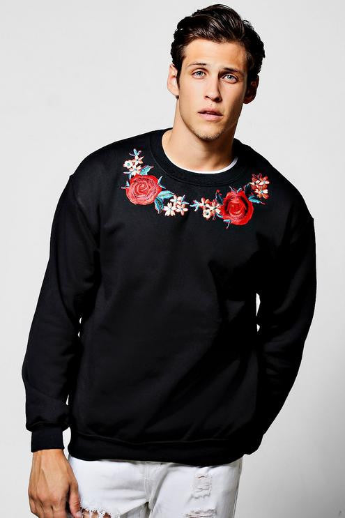 Rose Sweater in Black